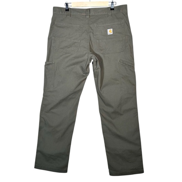 CARHARTT Relaxed Fit Rugged Flex Duck Double-Front Utility Work Pants 35x30 - Picture 3 of 12